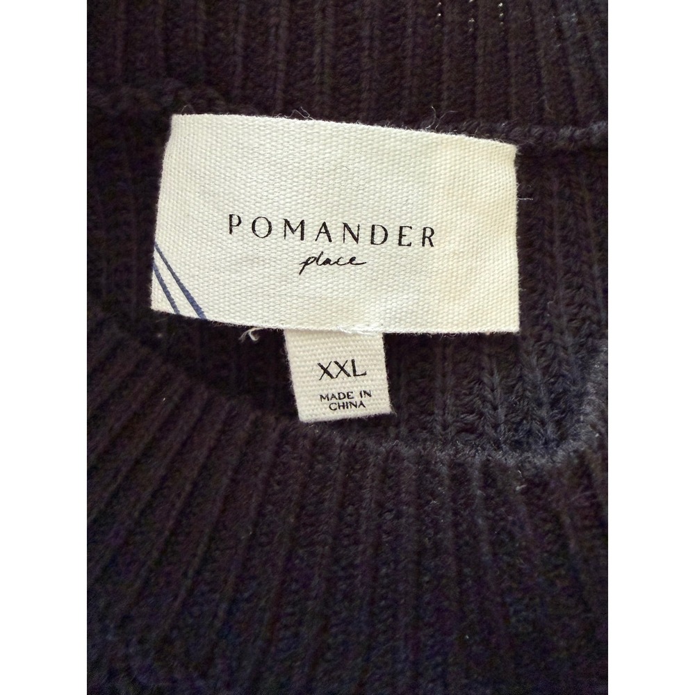Tuckernuck Pomander Place Ainsley Black Wool Blend Sweater Dress XXL - Picture 4 of 5